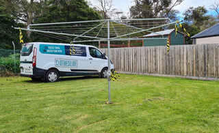 Installing a Bunnings clothesline in Melbourne