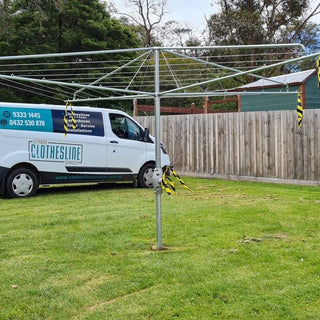 Installing a Bunnings clothesline in Melbourne