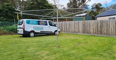 Installing a Bunnings clothesline in Melbourne