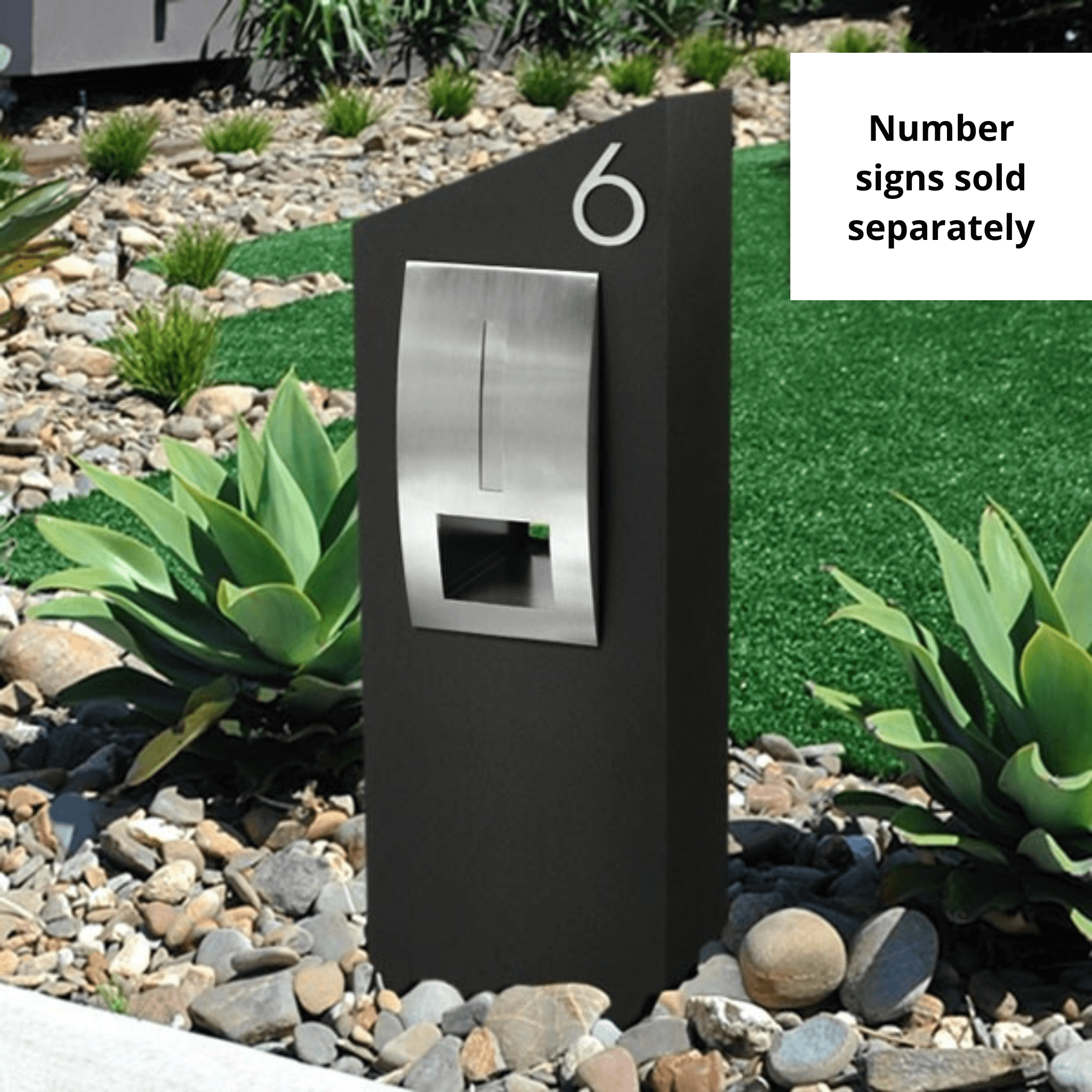 Monaco Concrete Pillar Letterbox: Available in 4 Colours – Citywide ...
