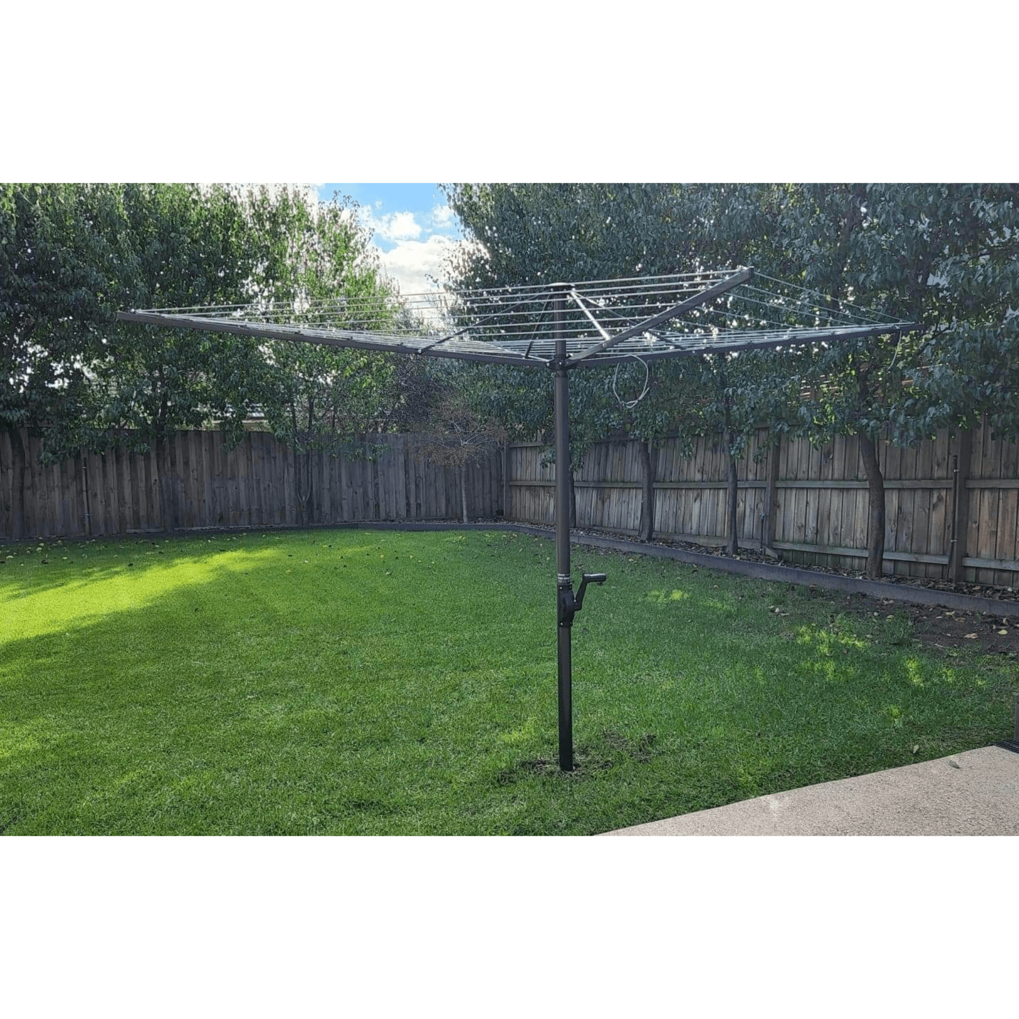 Fold away rotary washing line sale