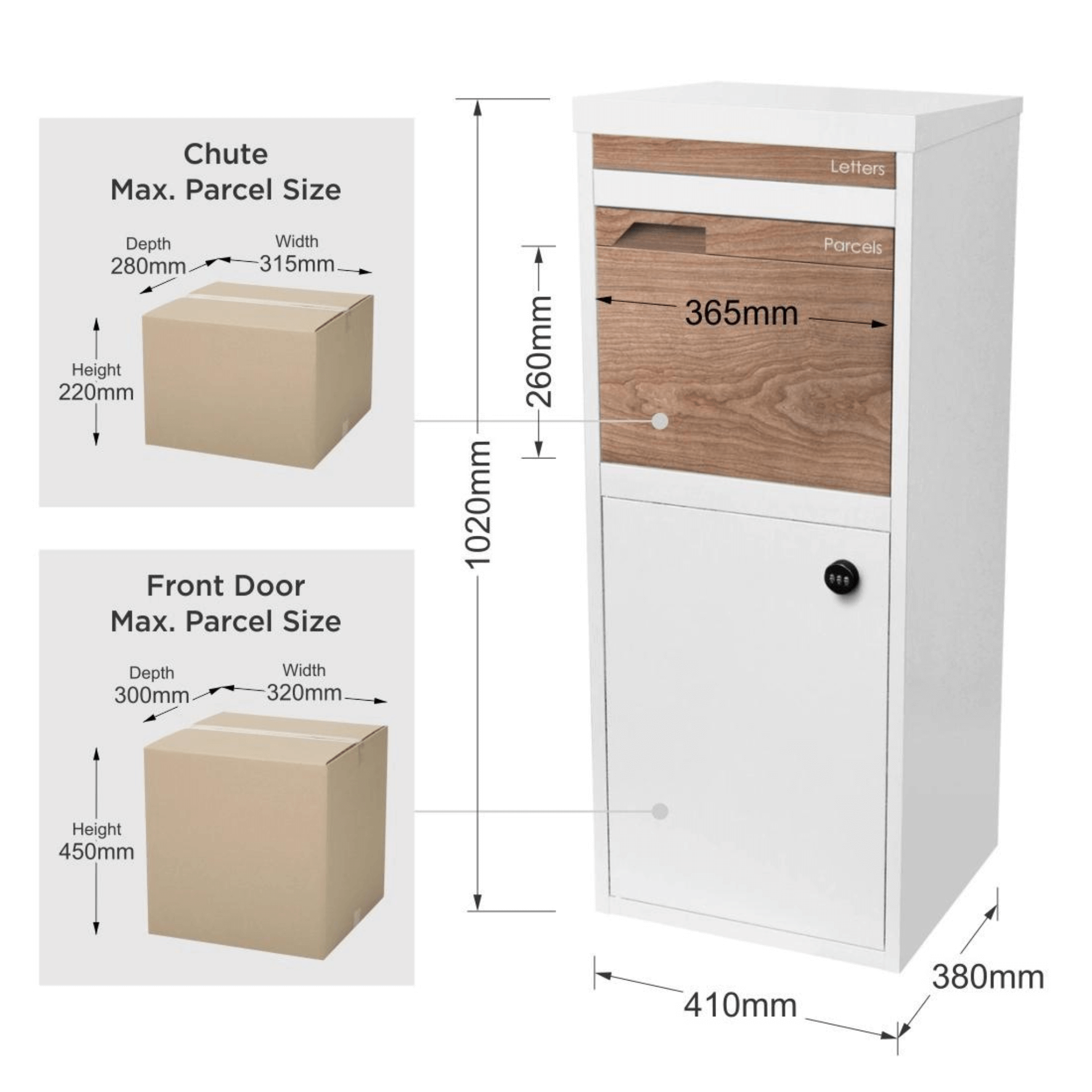 Parcel Pal 2 Steel Freestanding Letterbox Buy Online Now! – Citywide ...